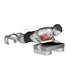Incline Push-up demonstration