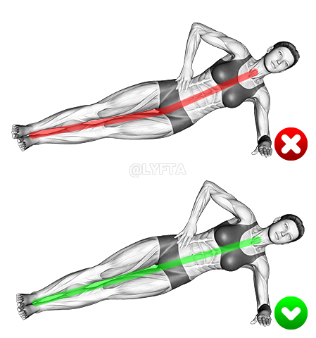 Lying leg-hip raise - Video Guide