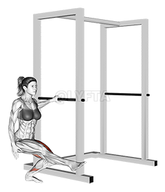 Single Leg Squat with Support demonstration