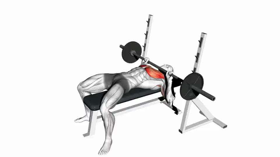 Thumbnail for the video of exercise: Barbell Guillotine Bench Press