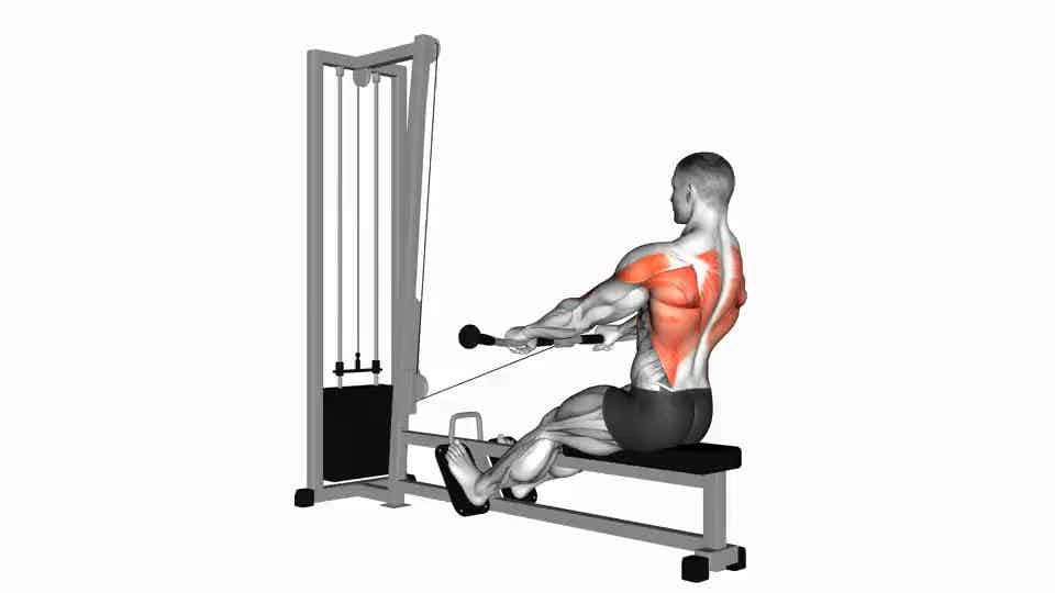 Thumbnail for the video of exercise: Cable Low Seated Row