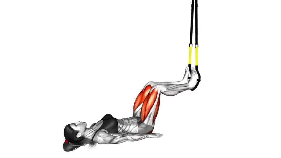 Thumbnail for the video of exercise: Suspension Hip Bridge