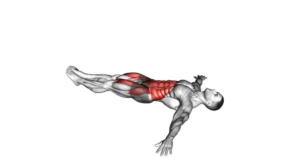 Thumbnail for the video of exercise: Lying Leg Hip Raise ukax pampankiwa