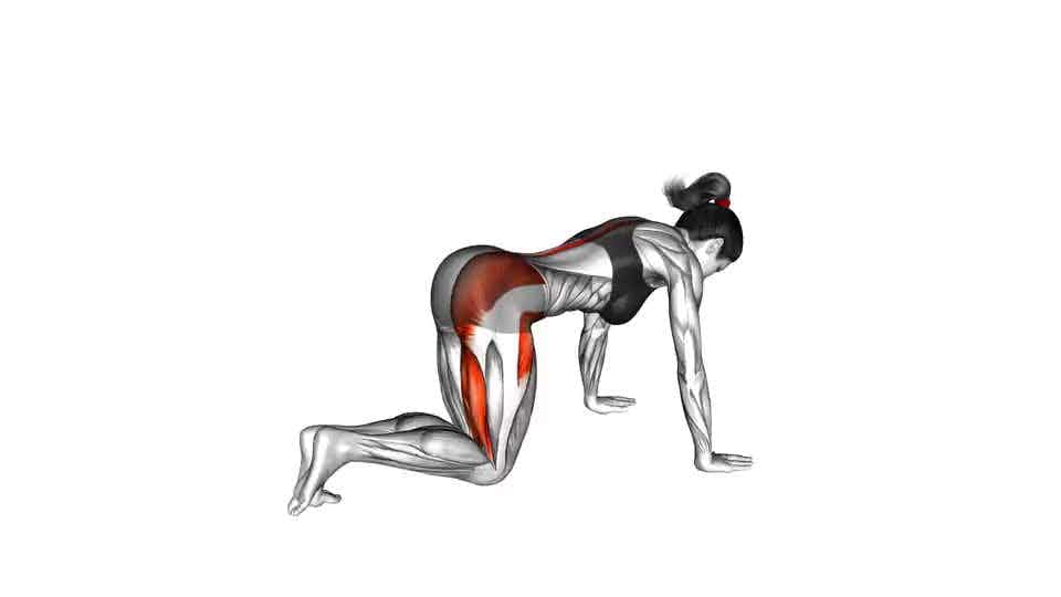 Thumbnail for the video of exercise: Согнутое колено назад для удара в сторону
