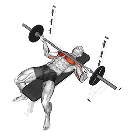 Thumbnail for the video of exercise: Wide Reverse Grip Bench Press