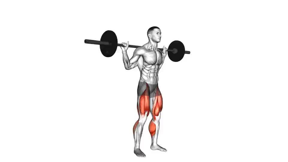 Thumbnail for the video of exercise: Barbell Jump Squat