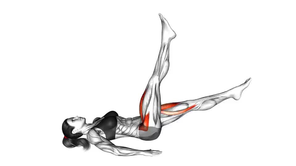 Thumbnail for the video of exercise: Alternate Leg Raise