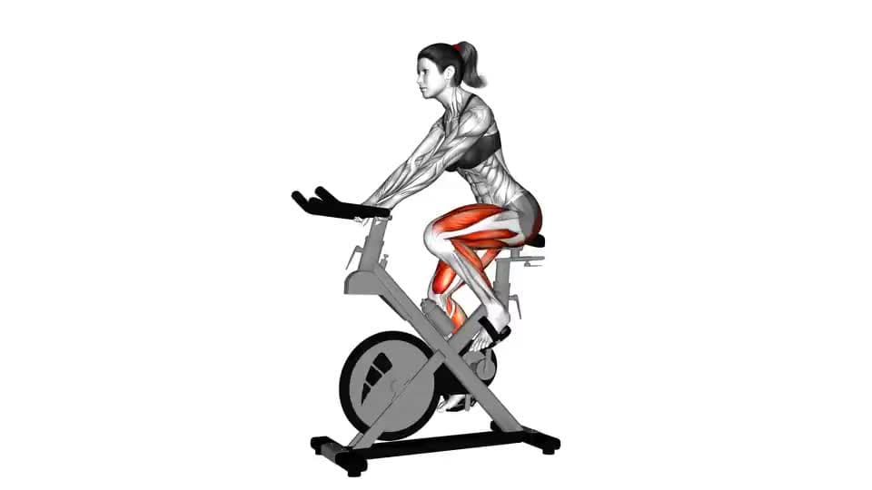 Thumbnail for the video of exercise: Stationary Bike Run