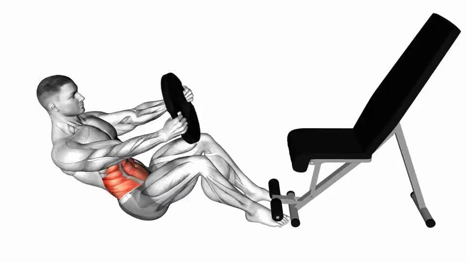 Thumbnail for the video of exercise: ওজনযুক্ত ৰাছিয়ান টুইষ্ট