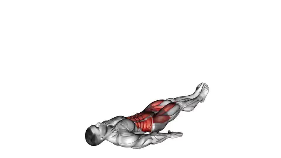 Thumbnail for the video of exercise: Alternate Lying Floor Leg Raise