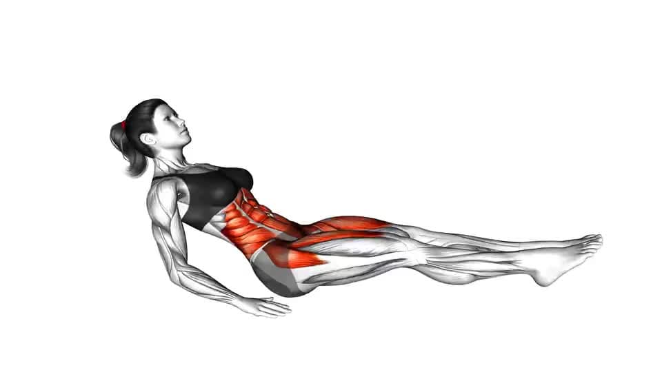 Thumbnail for the video of exercise: Уздым ногі на падлозе седзячы