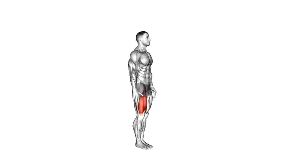 Thumbnail for the video of exercise: Knee Raise