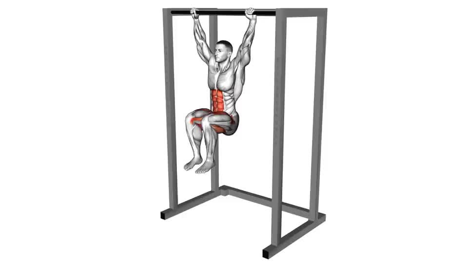 Thumbnail for the video of exercise: Hanging Deadbug