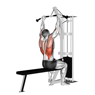 Workout with Lat Pulldown and Chest Press Machines