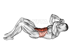 Thumbnail for the video of exercise: 3/4 Sit-up