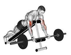 Onda inclinada prona com barra demonstration