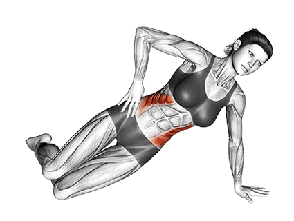 Thumbnail for the video of exercise: Bent-Knee Side Plank