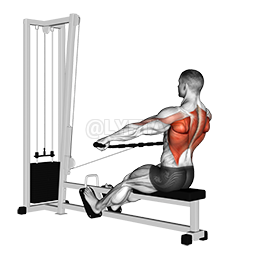 Kabali sigilen Wide-grip Row demonstration