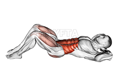 Cross Body Crunch demonstration