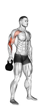 Kettlebell tocca il fondo in modo pulito dalla posizione di sospensione demonstration