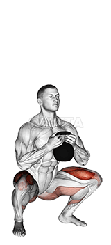 Kettlebell Goblet Squat demonstration