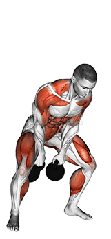 Гиря на подъеме двумя руками demonstration