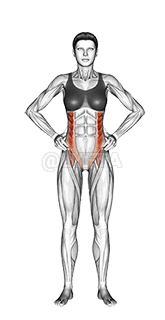 Middle Back Stretch demonstration