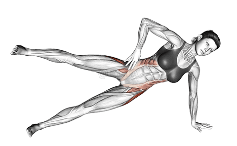 Abducción de cadera con puente lateral demonstration