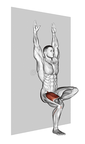 單腳坐 demonstration