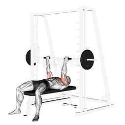 Thumbnail for the video of exercise: Smith Reverse-grip Press