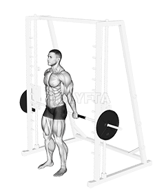 Smith Standing Back Wrist Curl demonstration