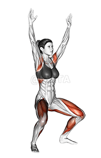 Squat Jacks ye demonstration