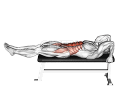 Liggjandi fóta-mjöðm hækkun demonstration
