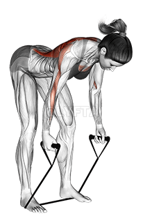 Band umgebogene Reihe demonstration