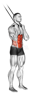Band standing crunch demonstration