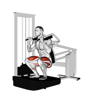 Alavanca de agachamento completo demonstration