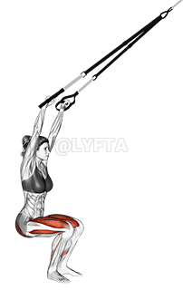 सस्पेंशन स्क्वाट demonstration