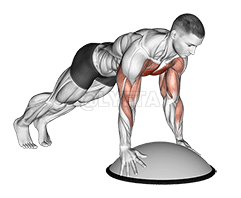 Dorong Bola Bosu demonstration