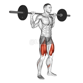 Squat ya Bar ya Likolo demonstration