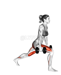 Tværplan Dumbbell Lunge demonstration