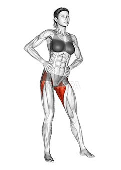 엉덩이 서클 스트레칭 demonstration