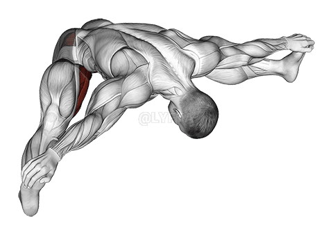 Hoftebortførelse med fleksion i frontstræk demonstration