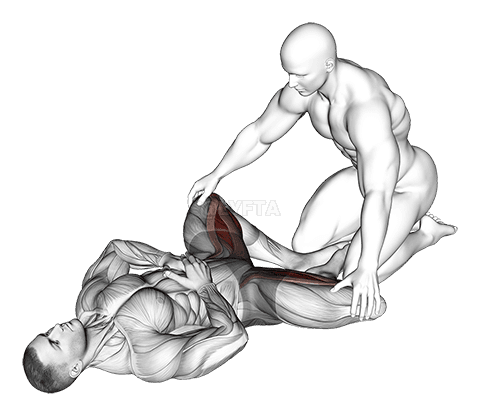 Asisted Lay Aduktɔ dɛn Stretch demonstration