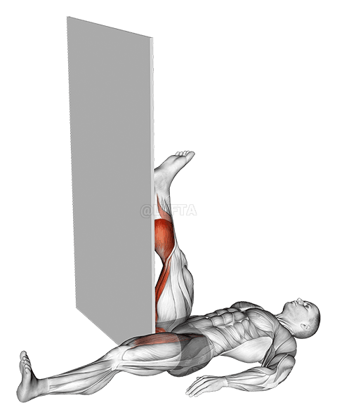 Recumbent Knee Flexor Stretch demonstration