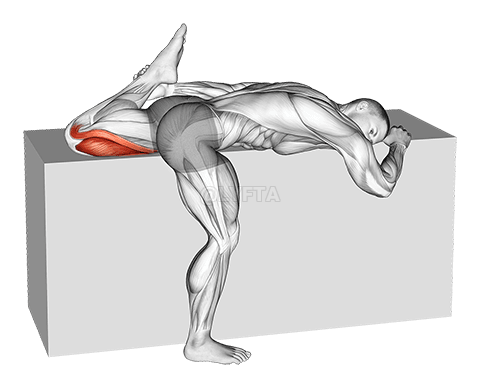 Quadriceps Stretch On Box demonstration