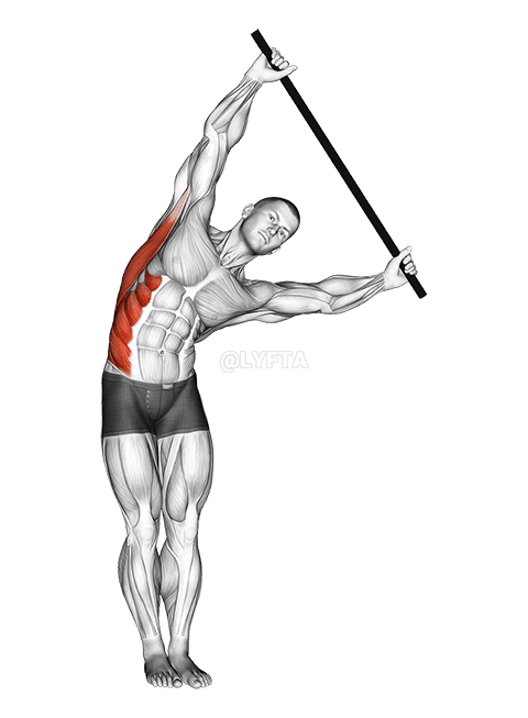 Steande Side Stretch Mei Stok demonstration