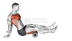 Roll Hemstrings li ser erdê rûniştin demonstration