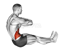 Thumbnail for the video of exercise: Spine Twist