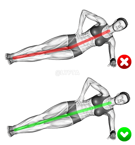 Side Plank - Butt demonstration
