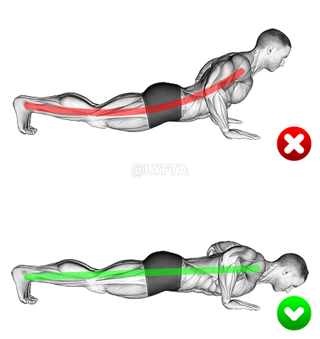 Push-up – lõppasend demonstration